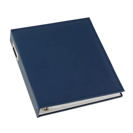 8 Pack: Navy D-Ring Scrapbook Album by Recollections&#x2122;